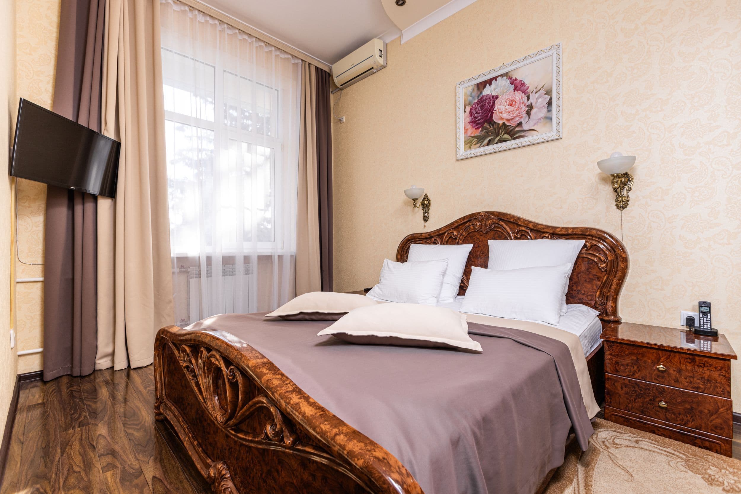 Вид на спальную комнату